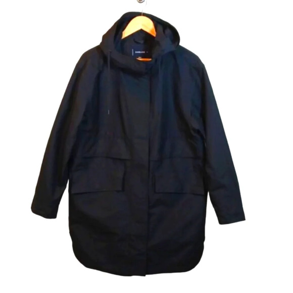 EVERLANE The ReNew Anorak  jacket in black size Medium - Picture 2 of 9